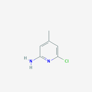 molecular formula C6H7ClN2 B118308 6-Chloro-4-methylpyridin-2-amine CAS No. 51564-92-2