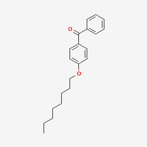 molecular formula C21H26O2 B11831140 (4-(Octyloxy)phenyl)(phenyl)methanone CAS No. 35820-92-9