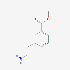 molecular formula C10H13NO2 B118313 Methyl 3-(2-aminoethyl)benzoate CAS No. 179003-00-0