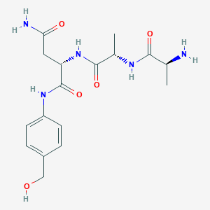 molecular formula C17H25N5O5 B11831527 Ala-Ala-Asn-PAB 