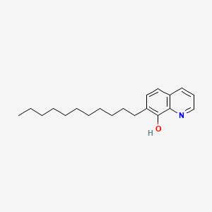 molecular formula C20H29NO B11831547 7-Undecylquinolin-8-ol CAS No. 67024-75-3