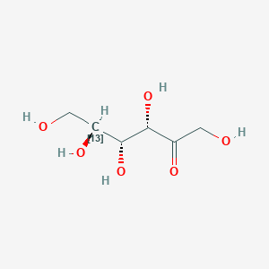 molecular formula C6H12O6 B118316 (3S,4R,5R)-1,3,4,5,6-Pentahydroxy(513C)hexan-2-one CAS No. 635325-97-2