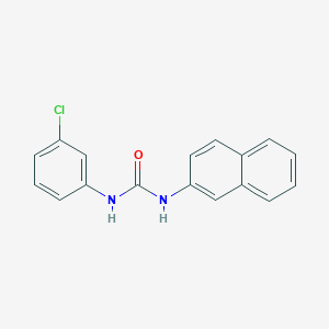 molecular formula C17H13ClN2O B11831813 N-(3-Chlorophenyl)-N'-(2-naphthyl)urea CAS No. 380861-28-9