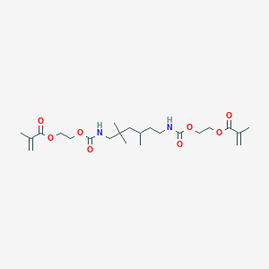 molecular formula C23H38N2O8 B118319 Di-2-methacryloxyethyl 2,2,4-trimethylhexamethylenedicarbamate CAS No. 72869-86-4