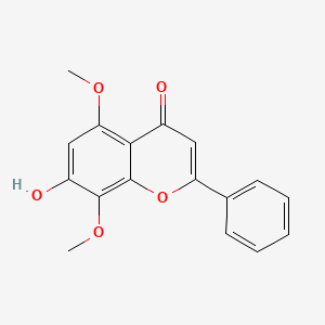 molecular formula C17H14O5 B11831921 7-Hydroxy-5,8-Dimethoxyflavone CAS No. 3316-54-9