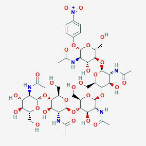 molecular formula C₄₆H₇₀N₆O₂₈ B118320 Nnnnpbc CAS No. 114882-45-0