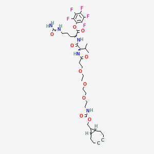 molecular formula C37H50F5N5O10 B11832087 BCN-PEG3-VC-PFP Ester 