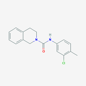 molecular formula C17H17ClN2O B11832156 N-(3-Chloro-4-methylphenyl)-3,4-dihydroisoquinoline-2(1H)-carboxamide CAS No. 853319-16-1
