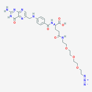 molecular formula C27H35N11O8 B11832205 Folate-PEG3-azide CAS No. 1313026-32-2