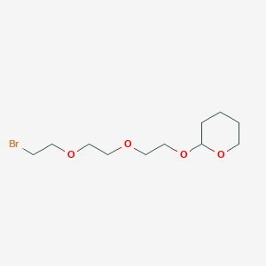 molecular formula C11H21BrO4 B11832223 Bromo-PEG3-THP 