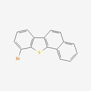 molecular formula C16H9BrS B11832239 10-Bromobenzo[b]naphtho[2,1-d]thiophene 