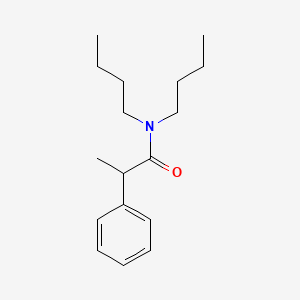 molecular formula C17H27NO B1183244 N,N-dibutyl-2-phenylpropanamide 