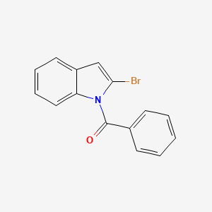 molecular formula C15H10BrNO B11832522 (2-Bromo-1H-indol-1-yl)(phenyl)methanone 