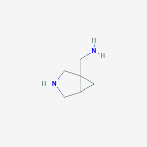 molecular formula C6H12N2 B11832523 3-Azabicyclo[3.1.0]hexane-1-methanamine 