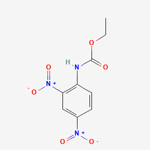 molecular formula C9H9N3O6 B11832961 Ethyl N-(2,4-dinitrophenyl)carbamate CAS No. 35411-68-8