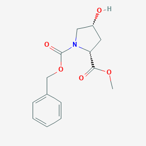 (2R,4R)-1-Benzyl 2-methyl 4-hydroxypyrrolidine-1,2-dicarboxylate