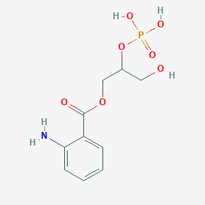 (3-Hydroxy-2-phosphonooxypropyl) 2-aminobenzoate