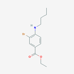 molecular formula C13H18BrNO2 B11833219 Ethyl 3-bromo-4-(butylamino)benzoate CAS No. 1131594-52-9