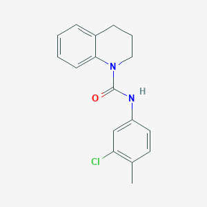 molecular formula C17H17ClN2O B11833336 N-(3-Chloro-4-methylphenyl)-3,4-dihydroquinoline-1(2H)-carboxamide CAS No. 853319-15-0