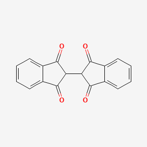 molecular formula C18H10O4 B11833447 [2,2'-Biindan]-1,1',3,3'-tetrone CAS No. 6940-95-0