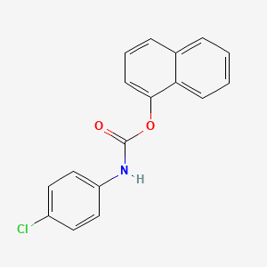 molecular formula C17H12ClNO2 B11833524 1-Naphthyl N-(4-chlorophenyl)carbamate CAS No. 85966-63-8