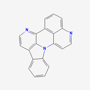 molecular formula C20H11N3 B11833687 Indolo[3,2,1-ij]quinolino[4,5-bc][1,5]naphthyridine CAS No. 85412-78-8