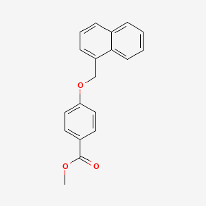 molecular formula C19H16O3 B11833701 Methyl 4-(naphthalen-1-ylmethoxy)benzoate 