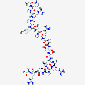 molecular formula C98H160N34O24 B118338 Drosocin CAS No. 149924-99-2