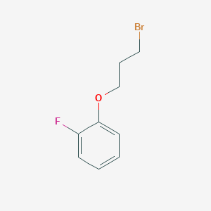 molecular formula C9H10BrFO B118340 1-(3-Bromopropoxy)-2-fluorobenzene CAS No. 145943-76-6