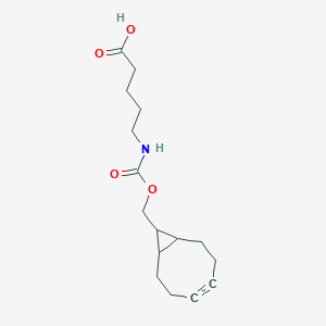 molecular formula C16H23NO4 B11834083 5-endo-BCN-pentanoic acid 