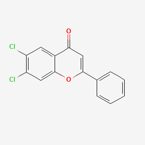 molecular formula C15H8Cl2O2 B11834217 6,7-Dichloroflavone CAS No. 288400-98-6