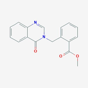 molecular formula C17H14N2O3 B11834493 Methyl 2-((4-oxoquinazolin-3(4H)-yl)methyl)benzoate CAS No. 923018-94-4