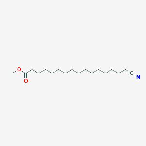 molecular formula C18H33NO2 B11834601 Methyl 16-cyanohexadecanoate CAS No. 151276-57-2