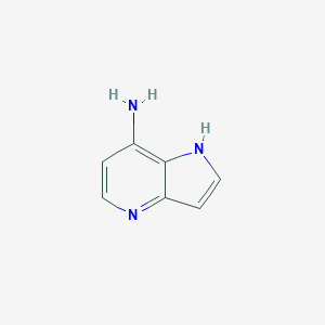 molecular formula C7H7N3 B118347 1H-pyrrolo[3,2-b]pyridin-7-amine CAS No. 142078-41-9
