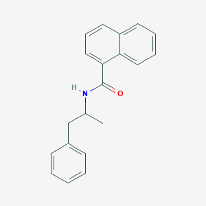 molecular formula C20H19NO B11834742 N-(1-Phenylpropan-2-yl)naphthalene-1-carboxamide CAS No. 86117-78-4