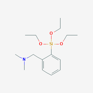 molecular formula C15H27NO3Si B11834753 N,N-Dimethyl-1-(2-(triethoxysilyl)phenyl)methanamine CAS No. 87996-38-1