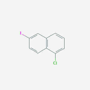 molecular formula C10H6ClI B11834866 1-Chloro-6-iodonaphthalene 