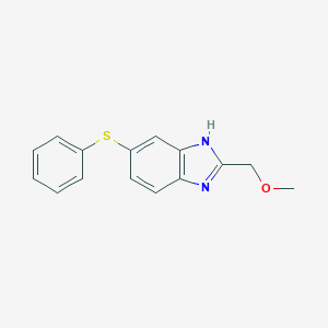 2-(Methoxymethyl)-5-(phenylthio)-1H-benzimidazole