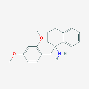 molecular formula C19H23NO2 B11835111 N-(2,4-Dimethoxybenzyl)-1,2,3,4-tetrahydronaphthalen-1-amine 