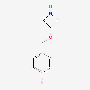 molecular formula C10H12INO B11835164 3-((4-Iodobenzyl)oxy)azetidine 