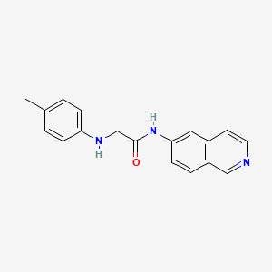 molecular formula C18H17N3O B11835351 N-(Isoquinolin-6-yl)-2-(p-tolylamino)acetamide CAS No. 920513-48-0