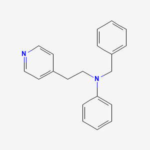 molecular formula C20H20N2 B11835794 N-Benzyl-N-(2-(pyridin-4-yl)ethyl)aniline 