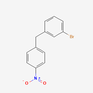 molecular formula C13H10BrNO2 B11835809 1-Bromo-3-(4-nitrobenzyl)benzene 
