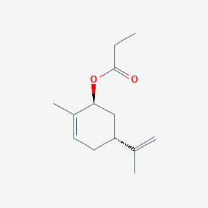 2-Cyclohexen-1-ol, 2-methyl-5-(1-methylethenyl)-, 1-propanoate, (1S,5R)-