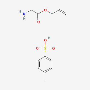 molecular formula C12H17NO5S B11835927 Allyl glycinate 4-methylbenzenesulfonate 