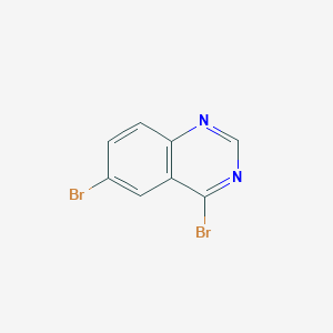 molecular formula C8H4Br2N2 B11835929 4,6-Dibromoquinazoline 