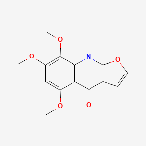 molecular formula C15H15NO5 B11836087 Isoacronycidin CAS No. 476-27-7