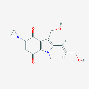 molecular formula C15H16N2O4 B118365 Apaziquone CAS No. 141304-51-0