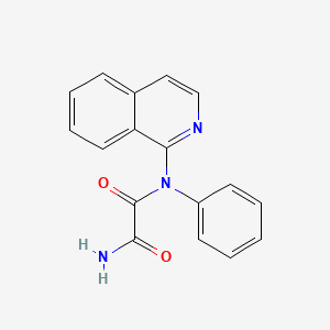 molecular formula C17H13N3O2 B11836538 N1-(Isoquinolin-1-yl)-N1-phenyloxalamide 