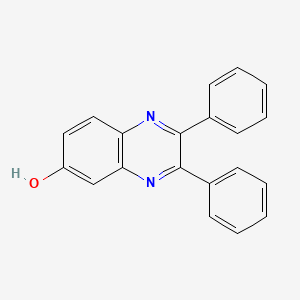 molecular formula C20H14N2O B11836946 2,3-Diphenylquinoxalin-6(4h)-one CAS No. 60729-21-7